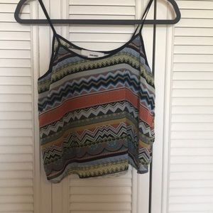 Printed crop top